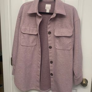 H&M Shacket XS light purple